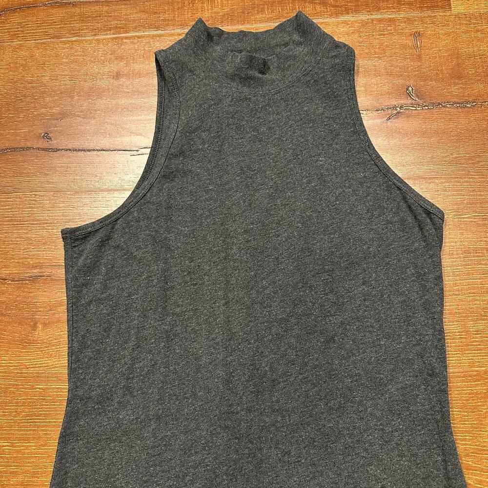 Kit And Ace Tank Dress Womens 8 Gray Sleeveless Crew Neck Cashmere Blend Luxury - Picture 3 of 14